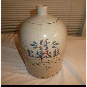 Antique E.S. & B NEW BRIGHTON, PA Stoneware 3 Gallon CROCK JUG